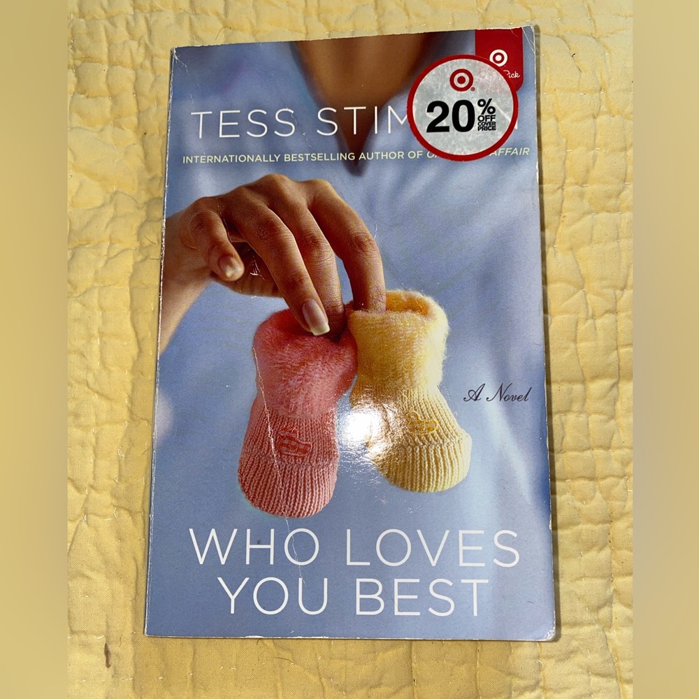 Book-Who Loves You Best by Tess Stimson
